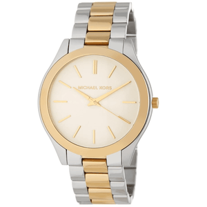 Michael Kors MK3198 Runway White Dial Ladies Watch - WATCH & WATCH