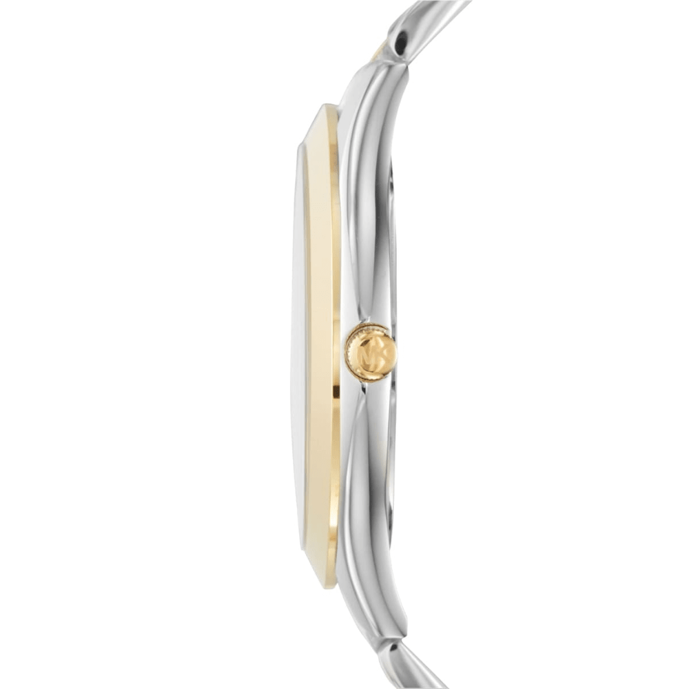 Michael Kors MK3198 Runway White Dial Ladies Watch - WATCH & WATCH