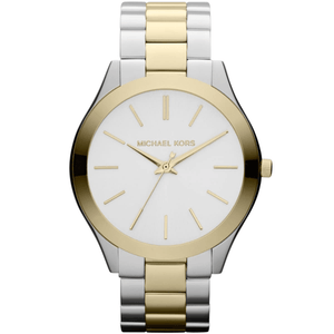 Michael Kors MK3198 Runway White Dial Ladies Watch - WATCH & WATCH