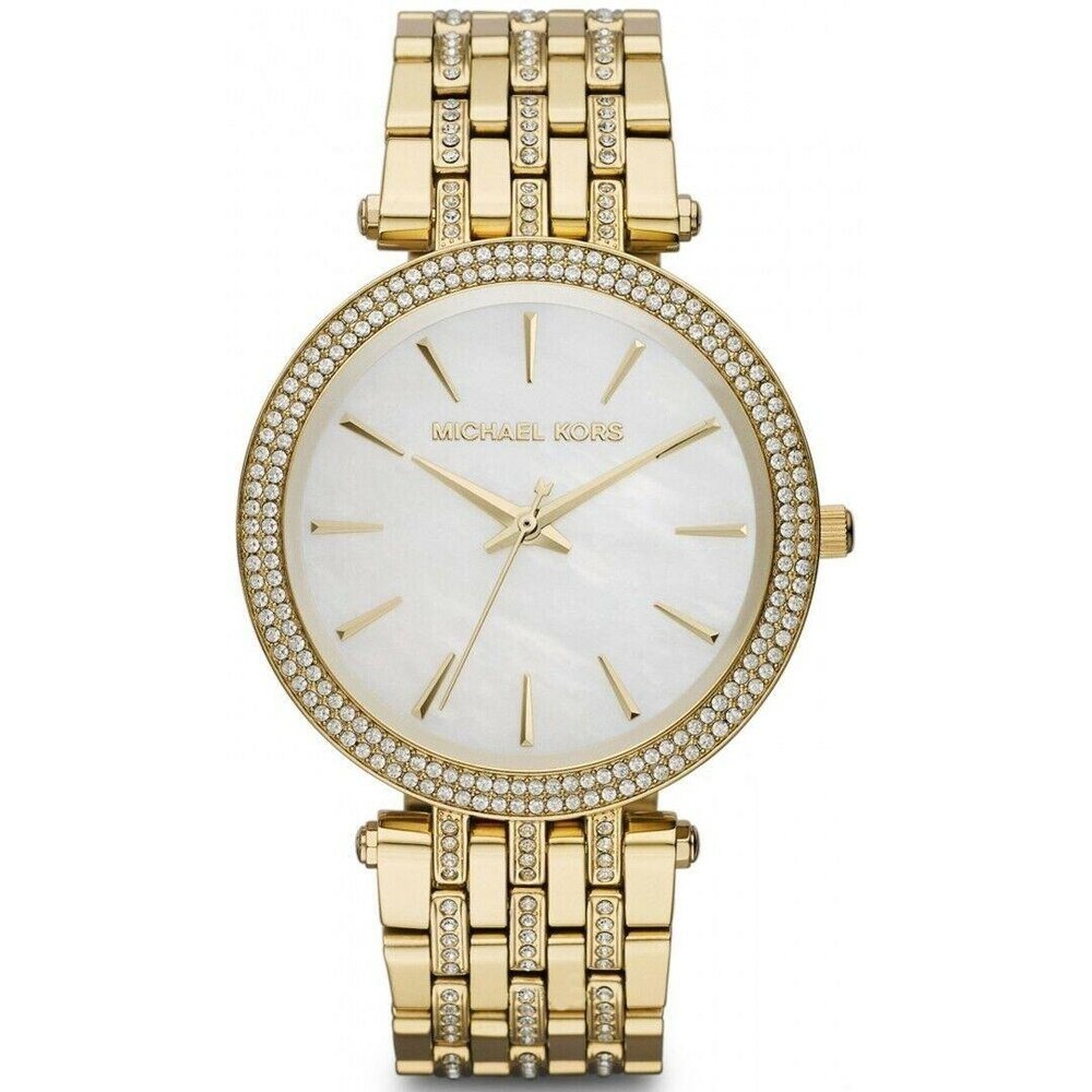 MK3219 Darci Mother Pearl Dial Steel Watch