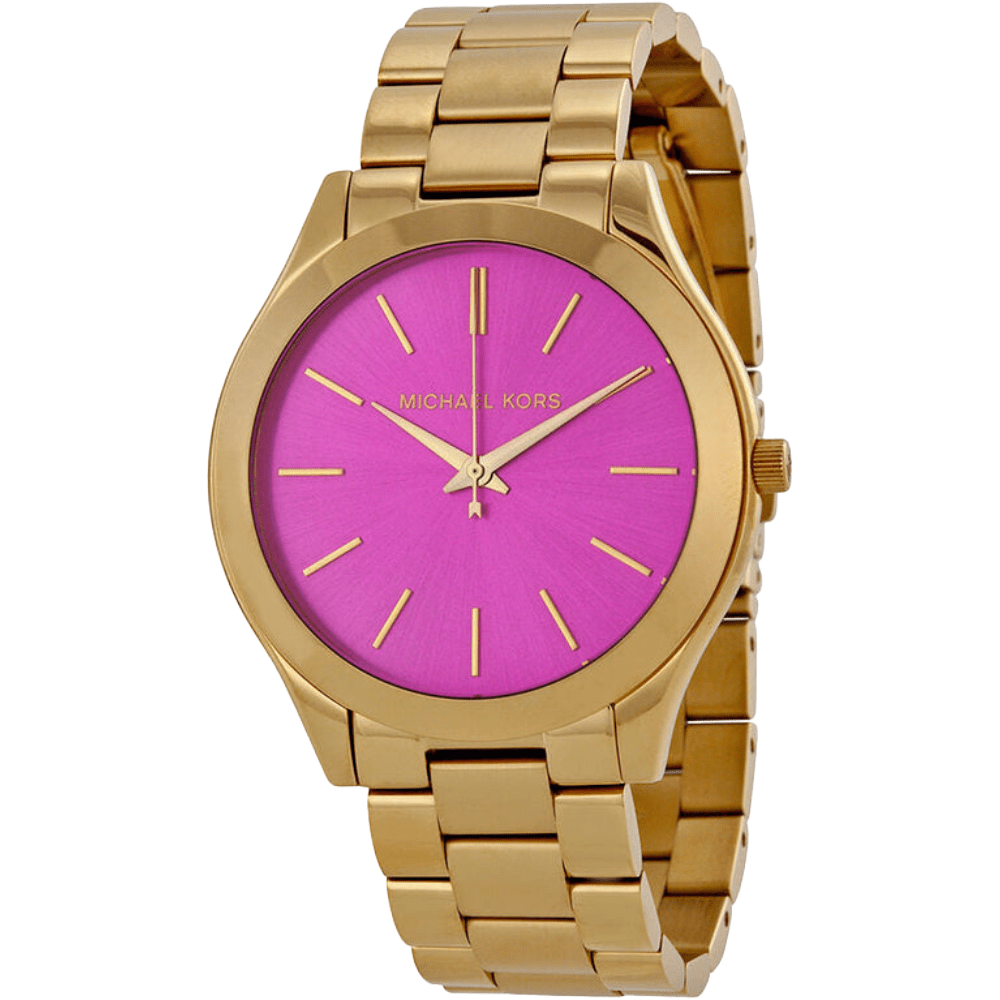 Michael Kors MK3264 Runway Pink Dial Ladies Watch - WATCH & WATCH