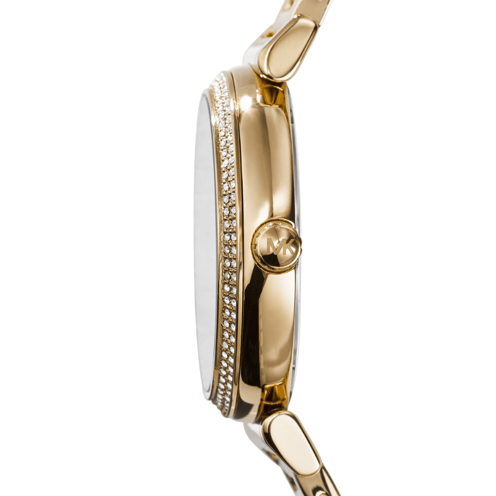Michael Kors MK3332 Catlin Series Crystal Dial Ladies Watch - WATCH & WATCH