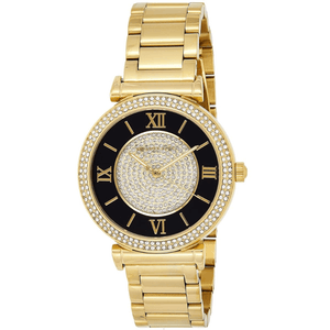 Michael Kors MK3338 Catlin Series Crystal Dial Ladies Watch - WATCH & WATCH