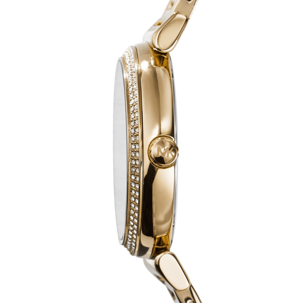 Michael Kors MK3338 Catlin Series Crystal Dial Ladies Watch - WATCH & WATCH
