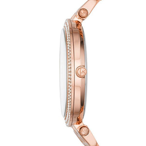 Michael Kors MK3439 Ladies Watch Darci Rose Gold Pave - WATCH & WATCH