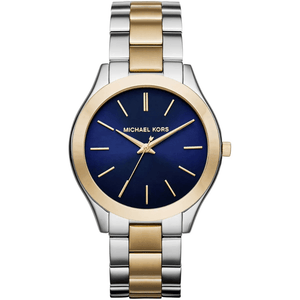 Michael Kors MK3479 Slim Runway Blue Dial Ladies Watch - WATCH & WATCH