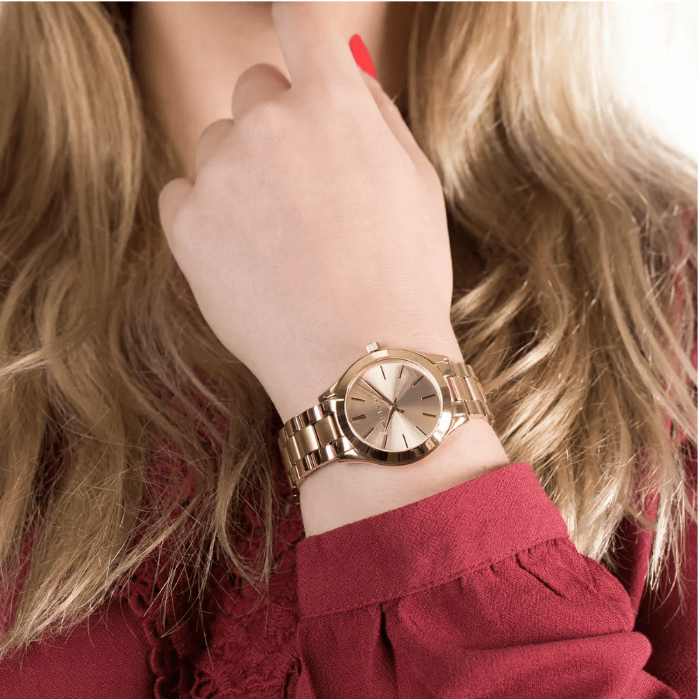 Michael Kors MK3512 Mini Slim Runway Ladies Watch - WATCH & WATCH
