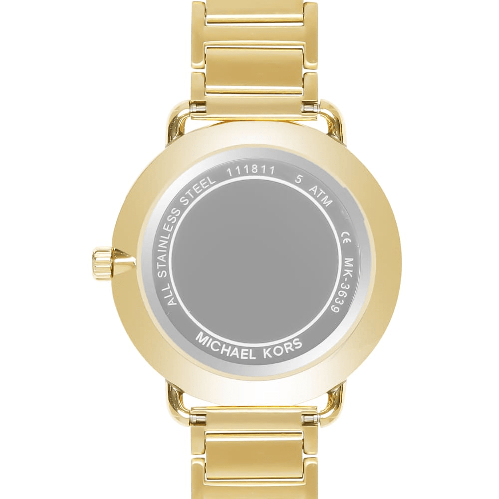 Michael Kors MK3639 Portia Gold Dial Ladies Watch - WATCH & WATCH