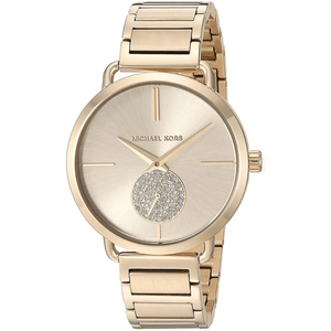 Michael Kors MK3639 Portia Gold Dial Ladies Watch - WATCH & WATCH