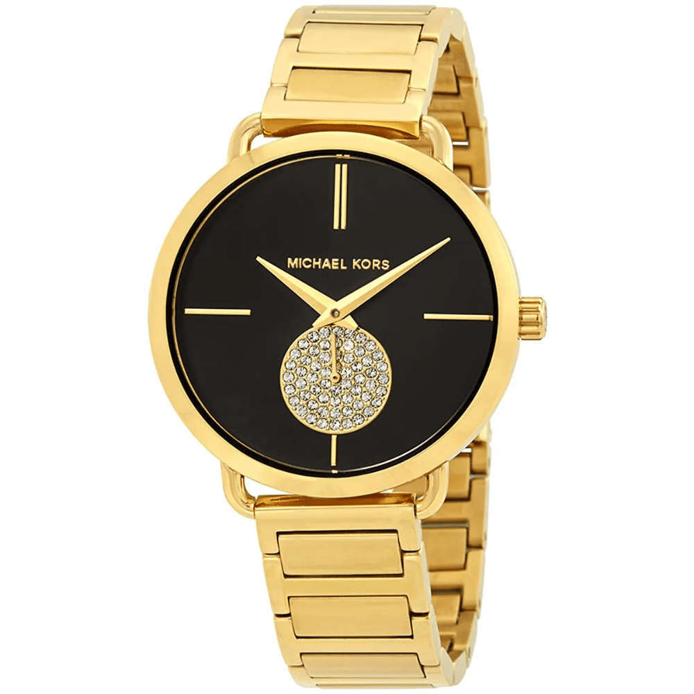 Michael Kors MK3788 Portia Black Dial Ladies Watch - WATCH & WATCH