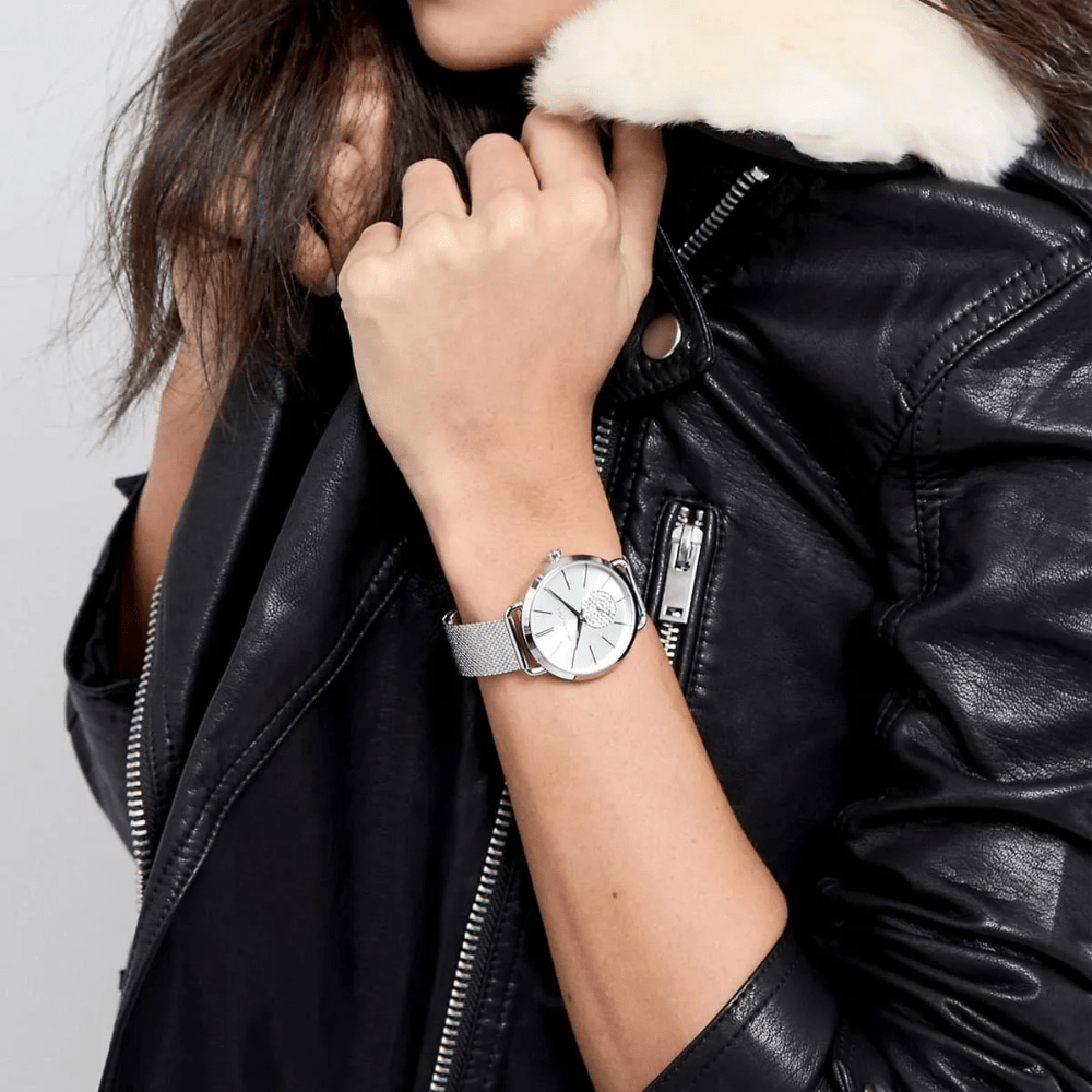 Michael Kors MK3843 Portia Silver Dial Ladies Watch - WATCH & WATCH