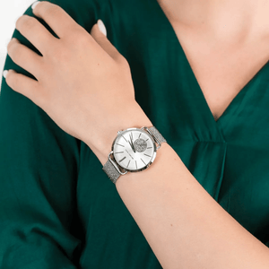 Michael Kors MK3843 Portia Silver Dial Ladies Watch - WATCH & WATCH