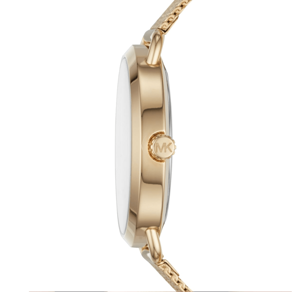 Michael Kors MK3844 Portia Gold Dial Ladies Watch - WATCH & WATCH