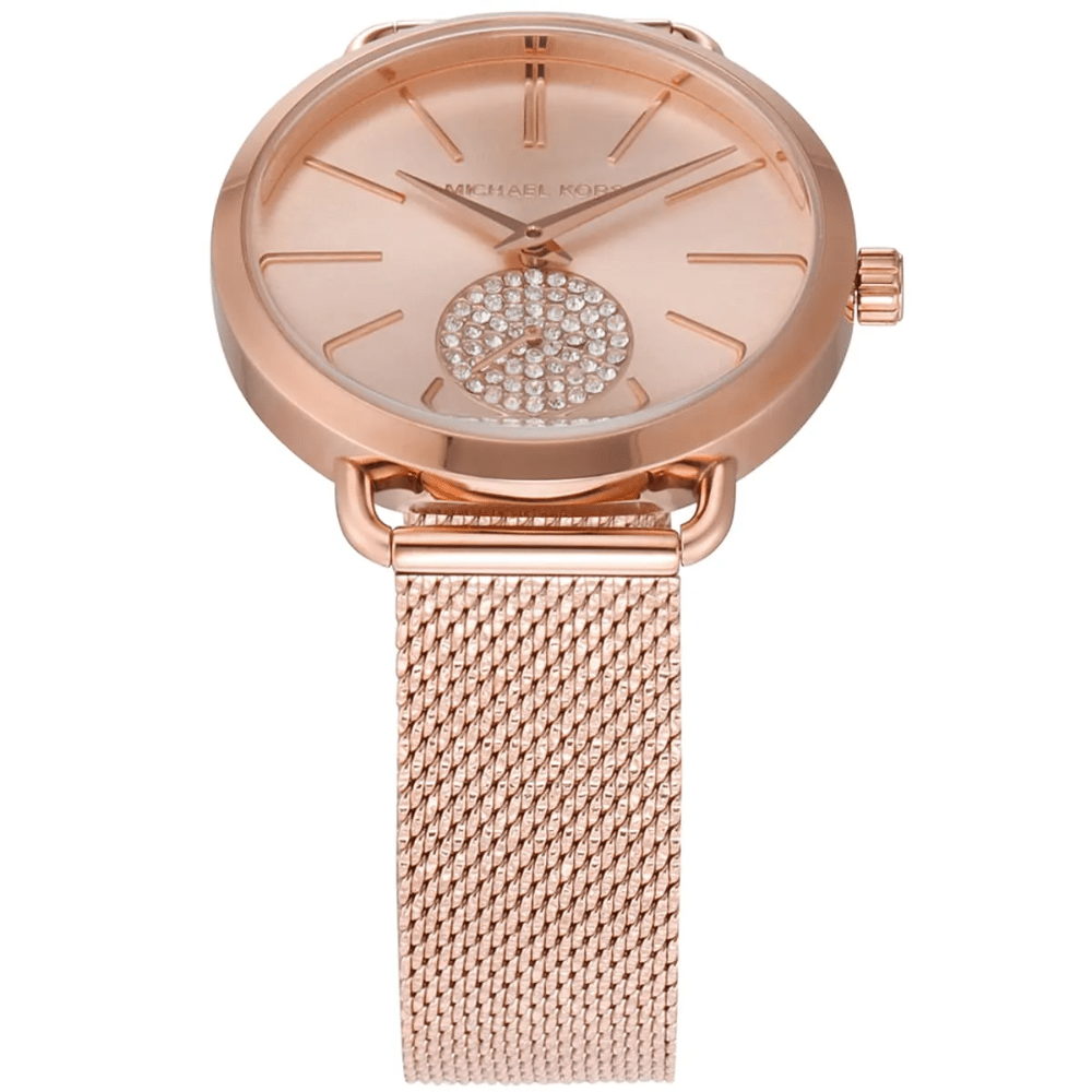 Michael Kors MK3845 Portia Mesh Straps Ladies Watch - WATCH & WATCH