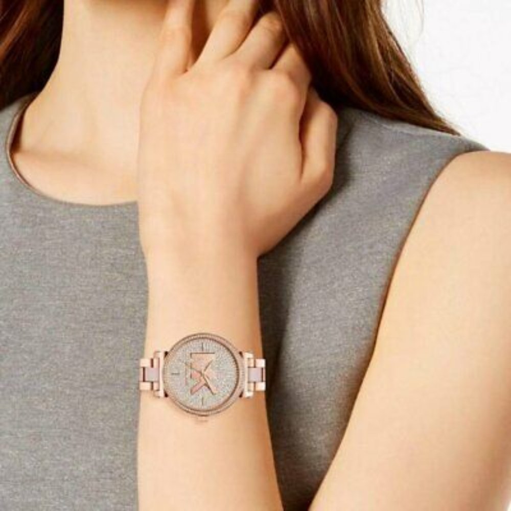 Michael Kors MK4336 Sofie Rose Gold - Tone Ladies Watch - WATCH & WATCH