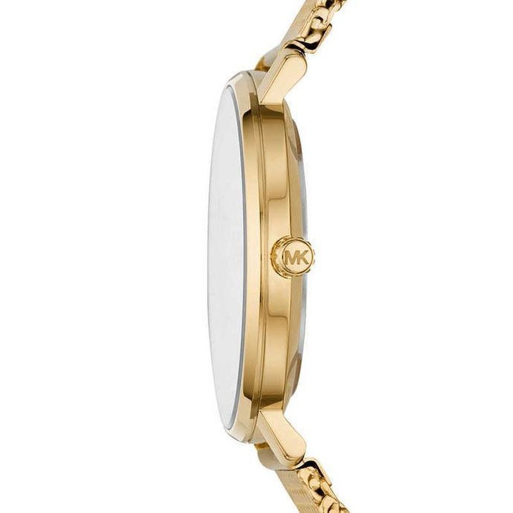 Michael Kors MK4339 Pyper Quartz Crystal Gold Dial Women's Watch - WATCH & WATCH