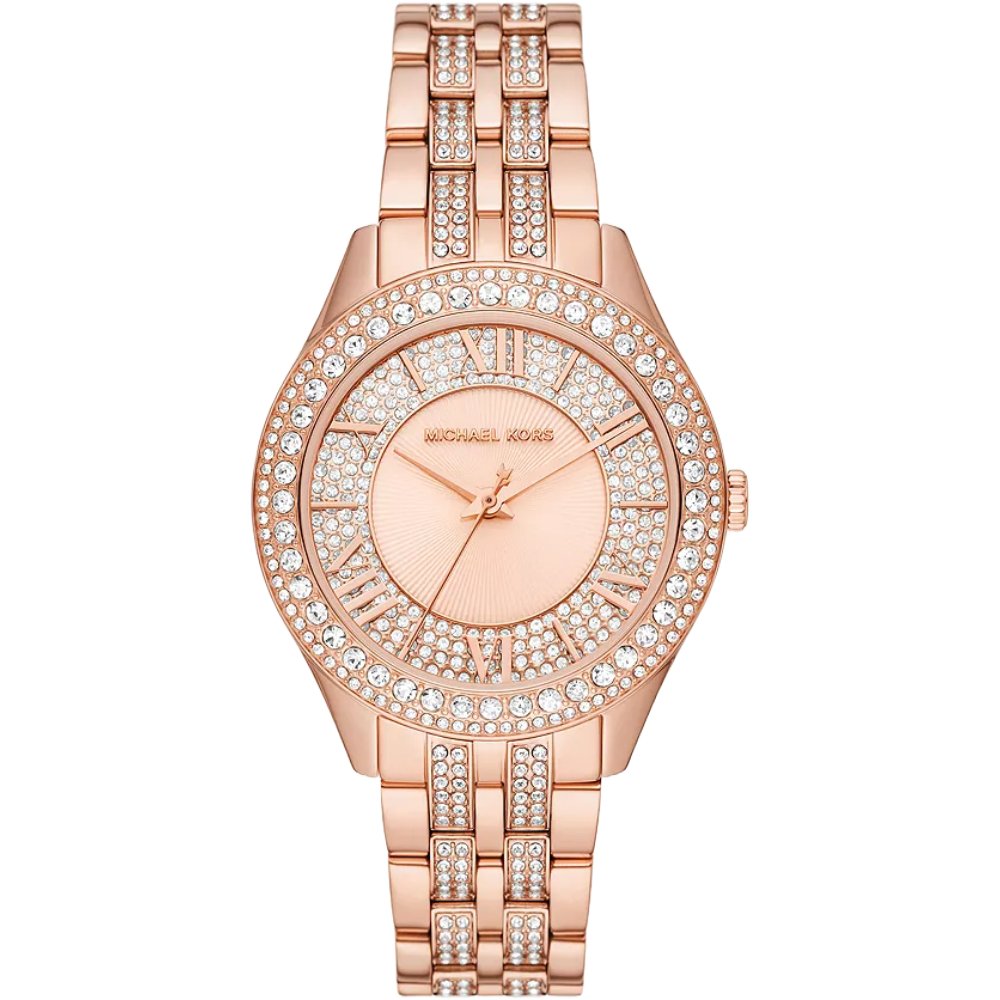 Michael Kors MK4710 Harlowe Rose Gold - Tone Ladies Watch - WATCH & WATCH