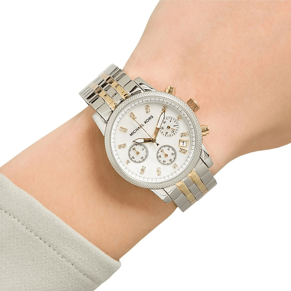 Michael Kors MK5057 Ritz Chronograph Ladies Watch - WATCH & WATCH