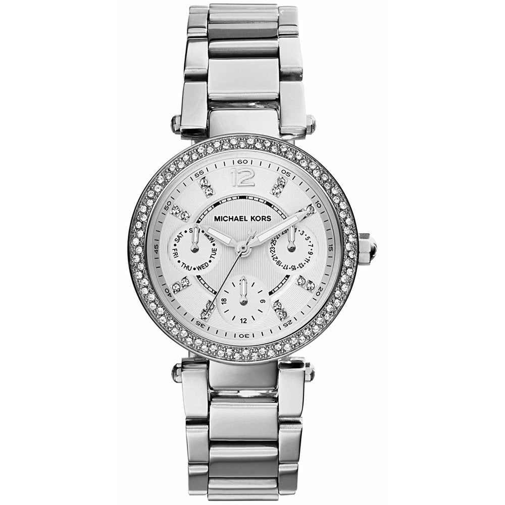 Michael Kors MK5615 Ladies Mini Parker Silver Watch - WATCH & WATCH