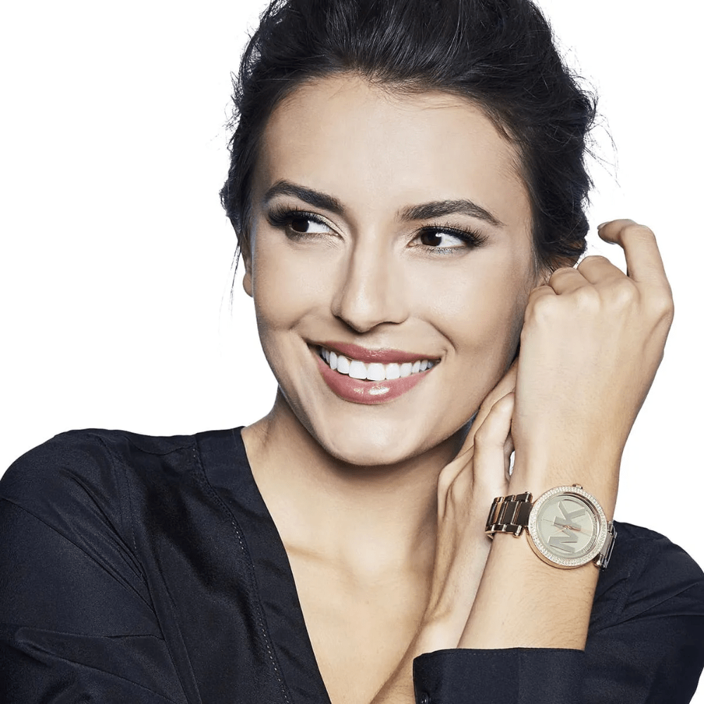 Michael Kors MK5784 Parker Gold Dial Ladies Watch - WATCH & WATCH