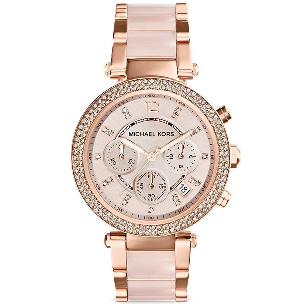MK5896 Parker Chronograph Watch Rose Gold