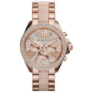 Michael Kors MK6096 Wren Ladies Rose Gold Watch - WATCH & WATCH