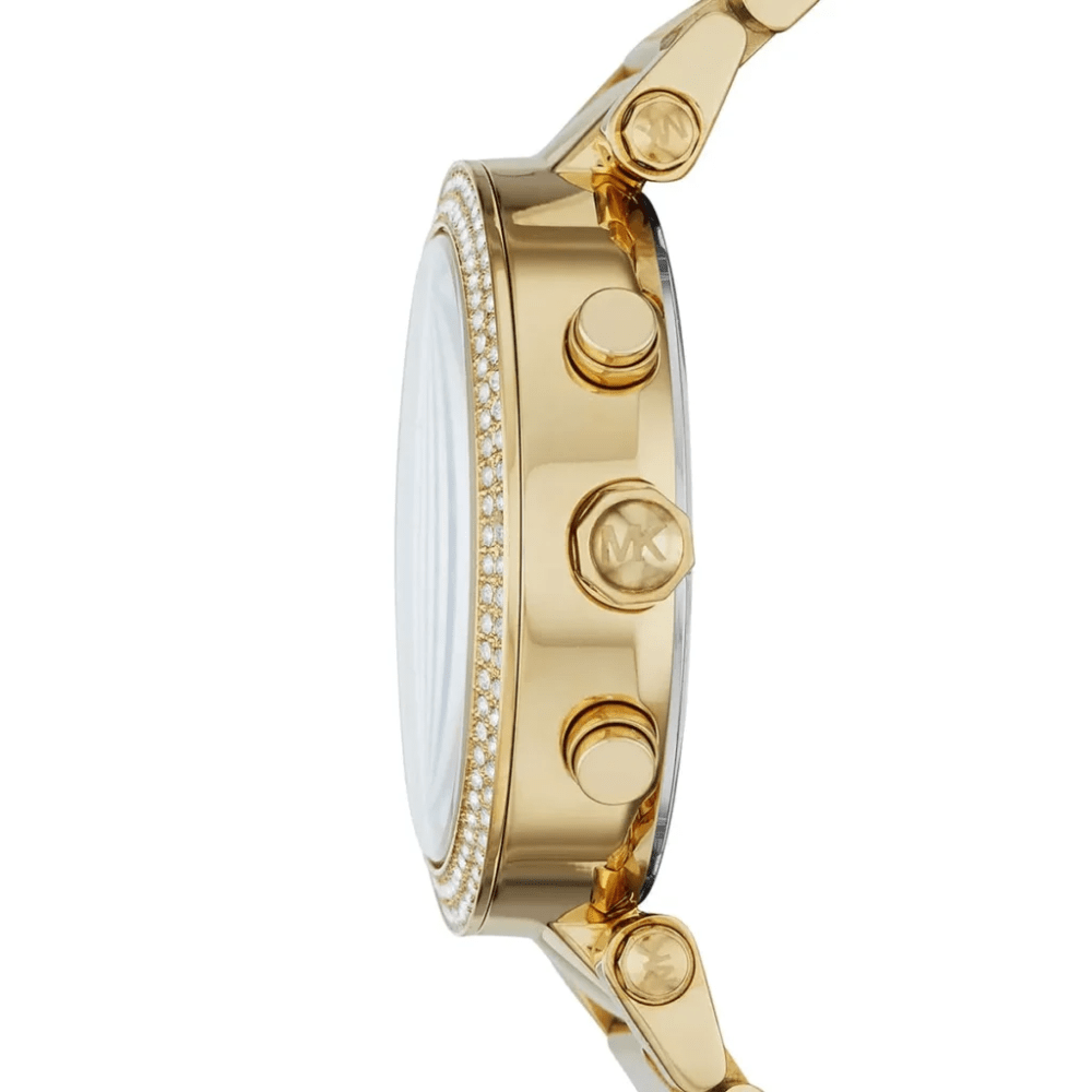 Michael Kors MK6263 Parker Green Dial Chronograph Ladies Watch - WATCH & WATCH