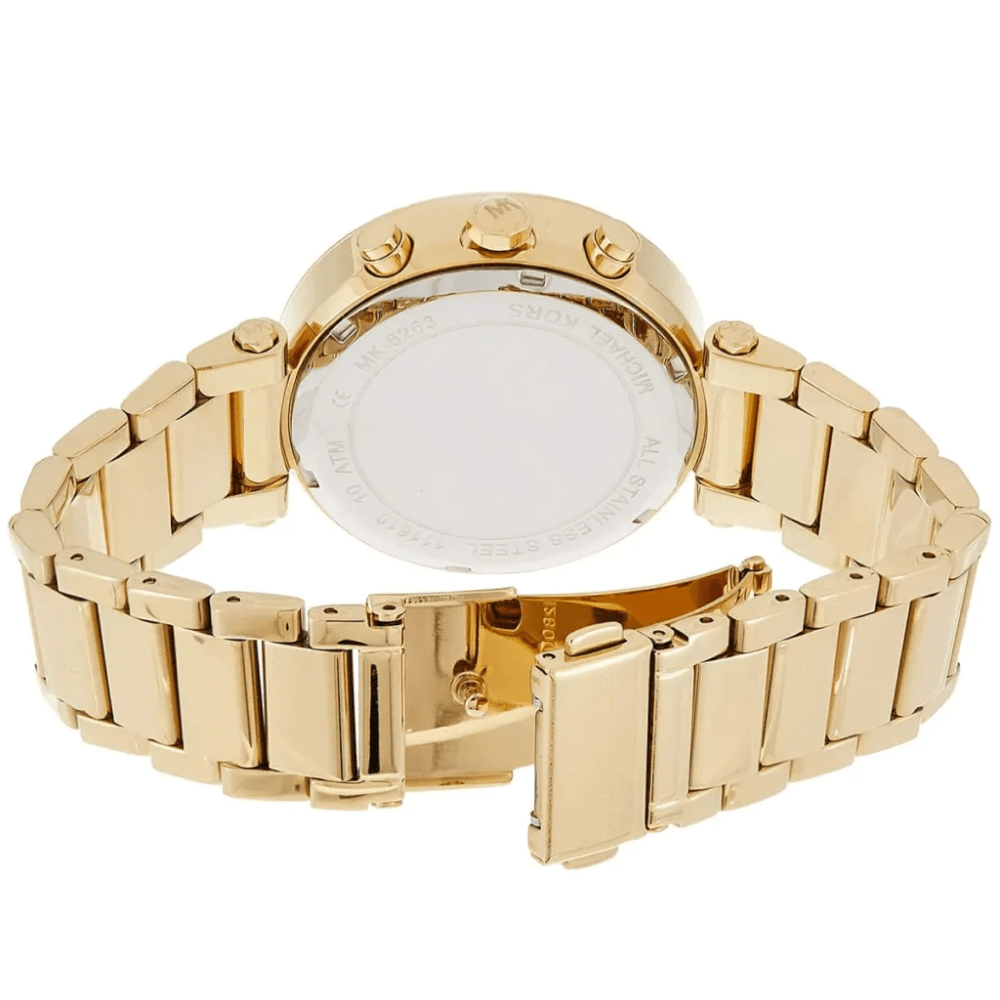 Michael Kors MK6263 Parker Green Dial Chronograph Ladies Watch - WATCH & WATCH