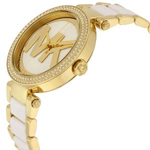 Michael Kors MK6313 Parker White Dial Ladies Watch - WATCH & WATCH