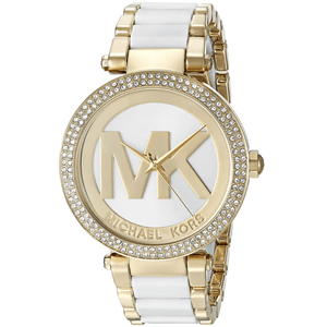 Michael Kors MK6313 Parker White Dial Ladies Watch - WATCH & WATCH