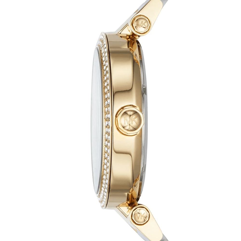 Michael Kors MK6313 Parker White Dial Ladies Watch - WATCH & WATCH