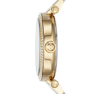 Michael Kors MK6313 Parker White Dial Ladies Watch - WATCH & WATCH