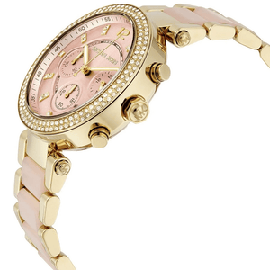 Michael Kors MK6326 Parker Pink Dial Ladies Watch - WATCH & WATCH