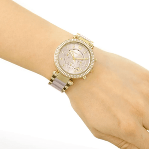 Michael Kors MK6326 Parker Pink Dial Ladies Watch - WATCH & WATCH