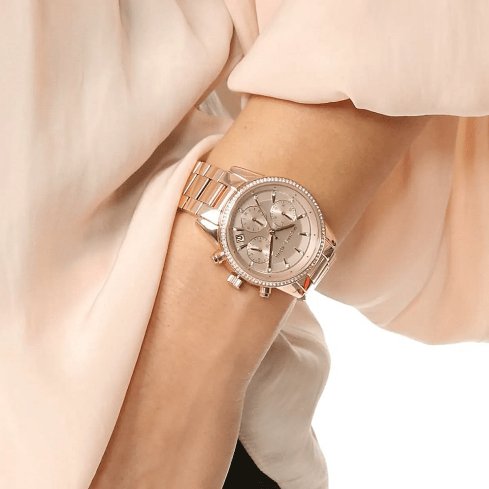Michael Kors MK6357 Ritz Chronograph Ladies Watch - WATCH & WATCH