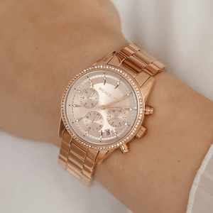 Michael Kors MK6357 Ritz Chronograph Ladies Watch - WATCH & WATCH