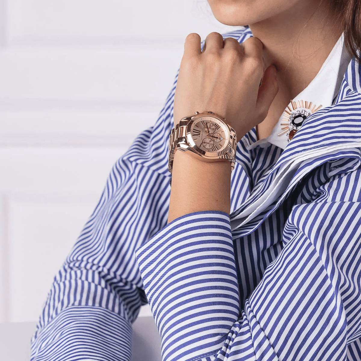 Michael Kors MK6359 Bradshaw Chronograph Ladies Watch - WATCH & WATCH