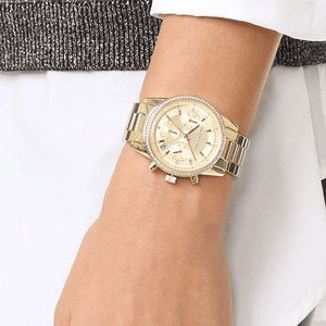 Michael Kors MK6475 Ritz Two Tone Chronograph Ladies Watch - WATCH & WATCH