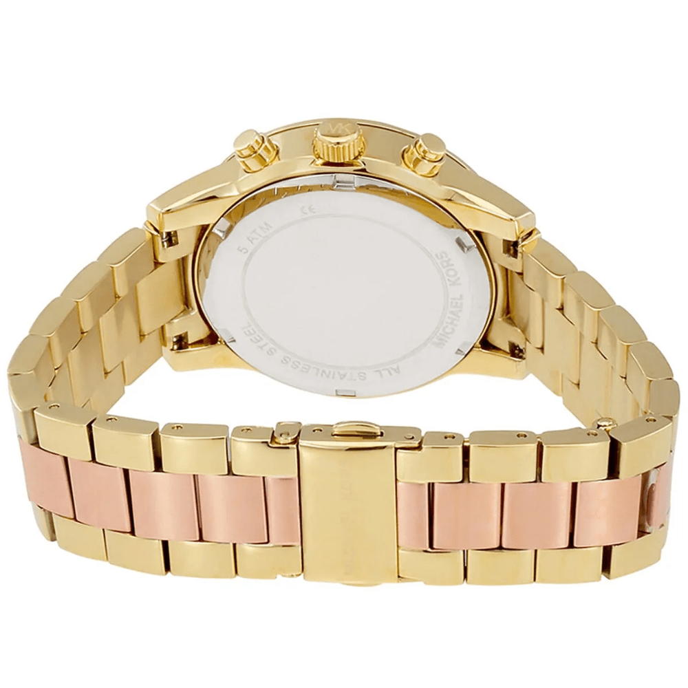 Michael Kors MK6475 Ritz Two Tone Chronograph Ladies Watch - WATCH & WATCH
