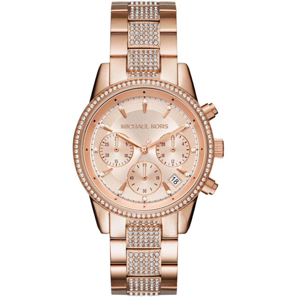 Michael Kors MK6485 Ritz Chronograph Ladies Watch - WATCH & WATCH