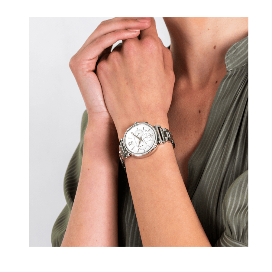 Michael Kors MK6575 Sofie Chronograph Silver Dial Women's Watch - WATCH & WATCH