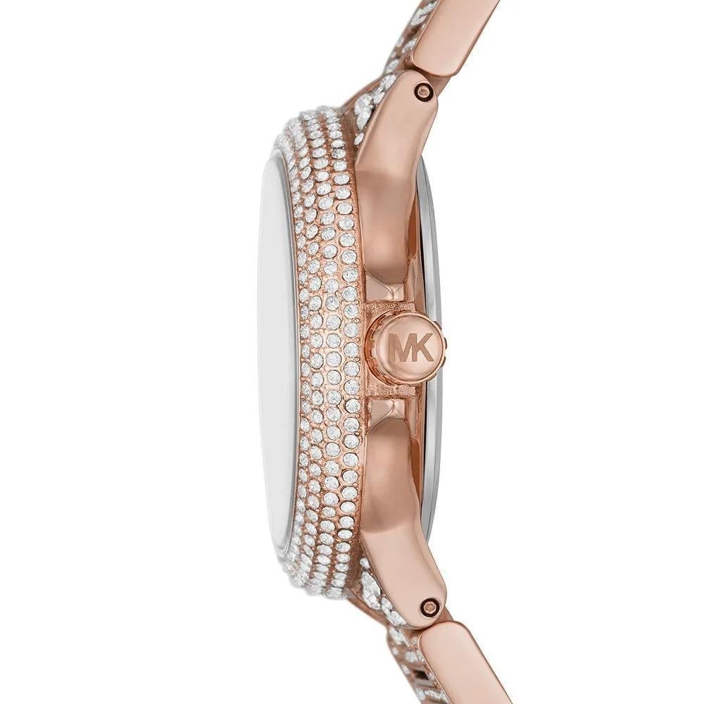 Michael Kors MK6997 Camille Crystals Rose Gold Ladies Watch - WATCH & WATCH