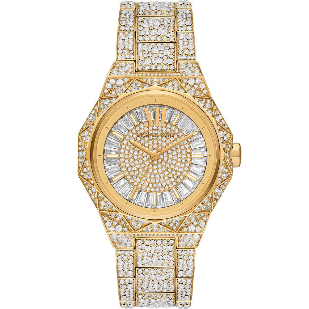 Michael Kors MK7398 Raquel Pave Gold - Tone Ladies Watch - WATCH & WATCH