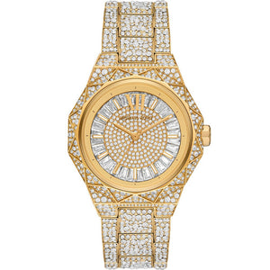 Michael Kors MK7398 Raquel Pave Gold - Tone Ladies Watch - WATCH & WATCH