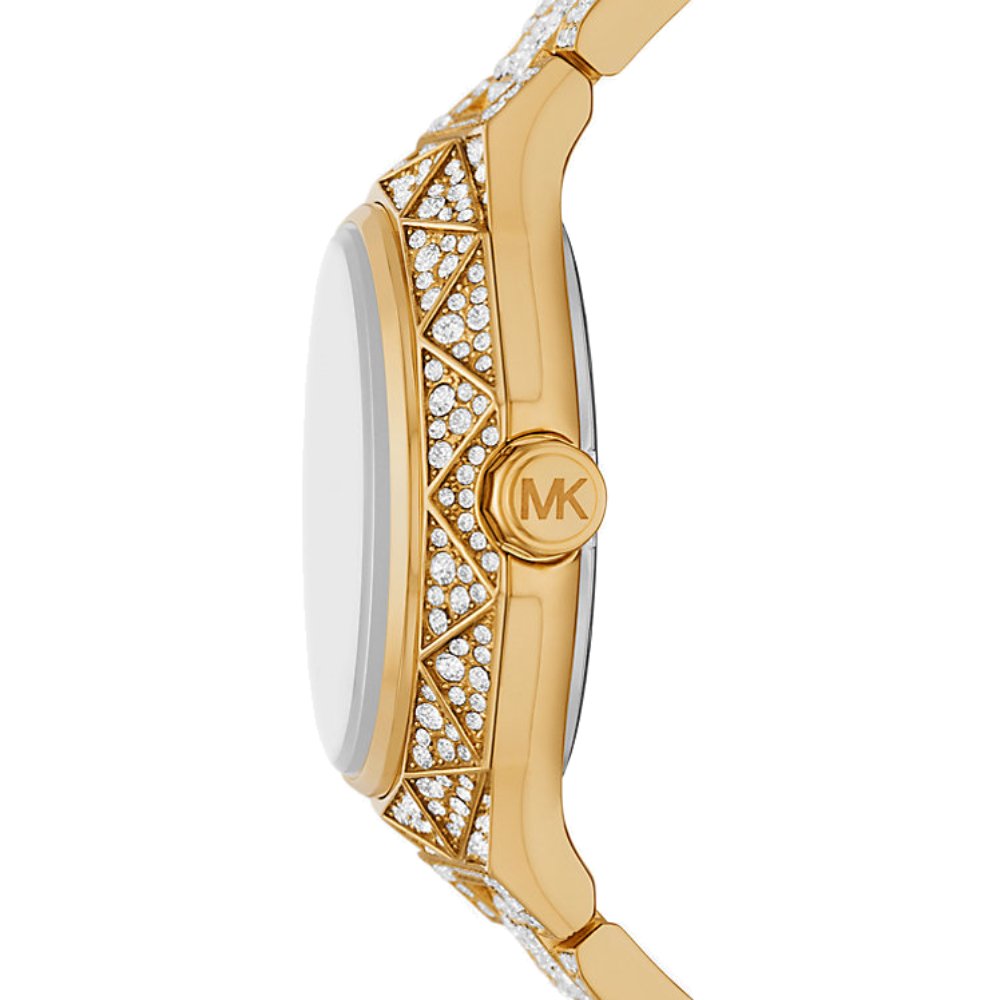 Michael Kors MK7398 Raquel Pave Gold - Tone Ladies Watch - WATCH & WATCH