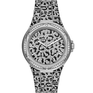 Michael Kors MK7408 Animal Pavé Two - Tone Ladies Watch - WATCH & WATCH