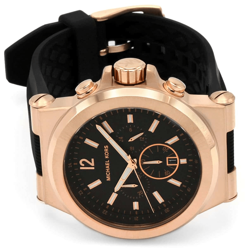 Michael Kors MK8184 Dylan Chronograph Black Dial Men's Watch - WATCH & WATCH
