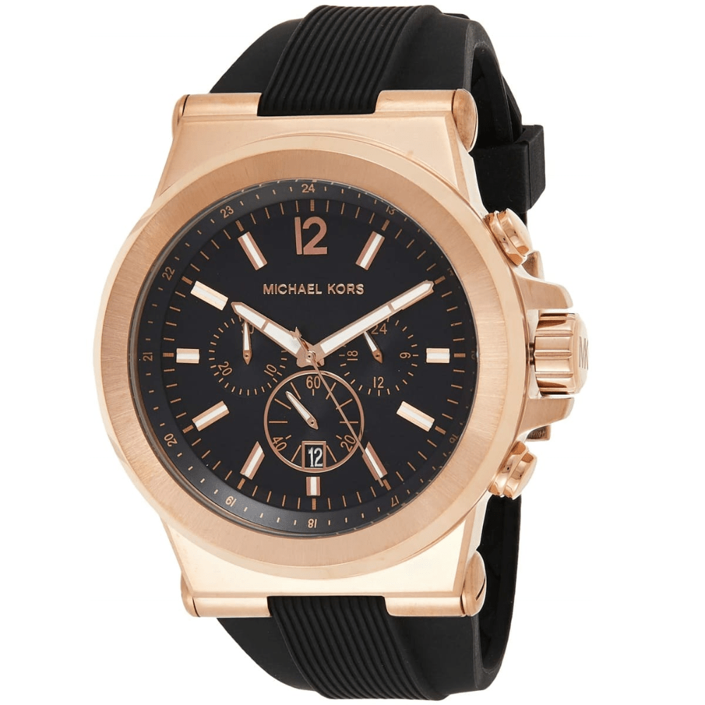 Michael Kors MK8184 Dylan Chronograph Black Dial Men's Watch - WATCH & WATCH