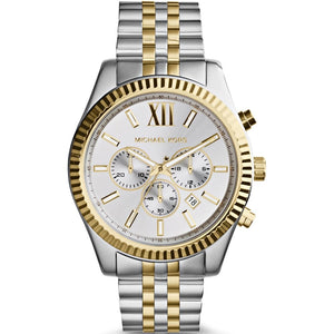 Michael Kors MK8344 Lexington Two Tone Men's Watch - WATCH & WATCH