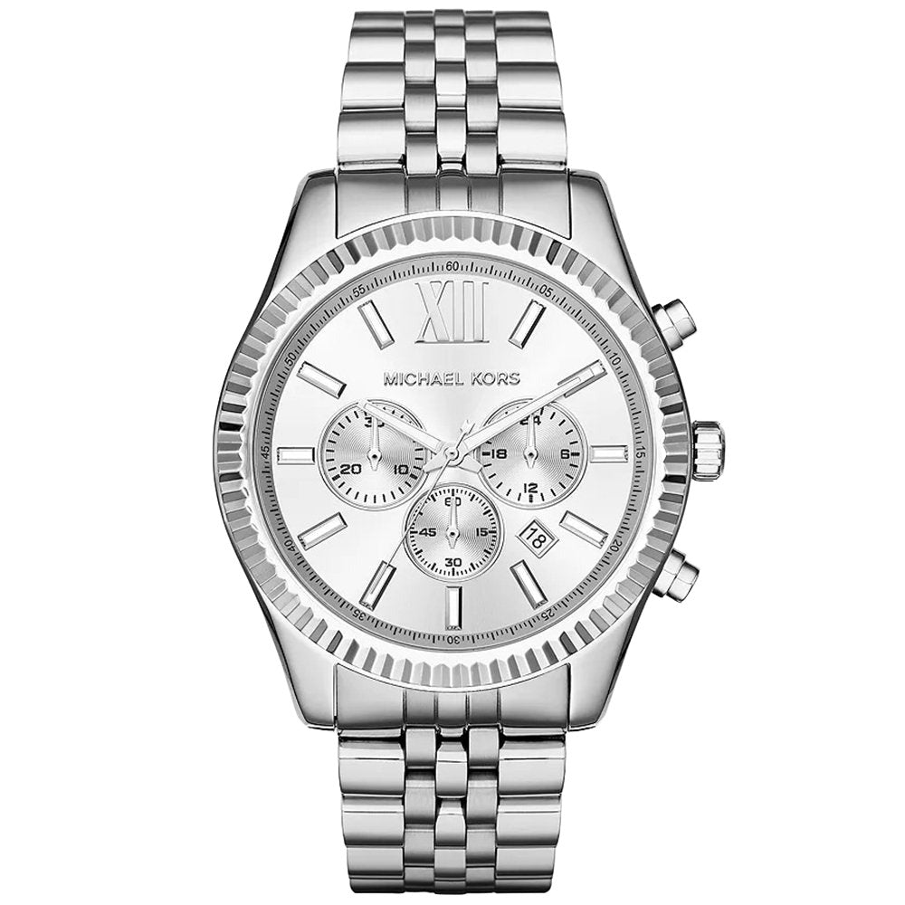 Michael Kors MK8405 Lexington Silver Men's Watch - WATCH & WATCH
